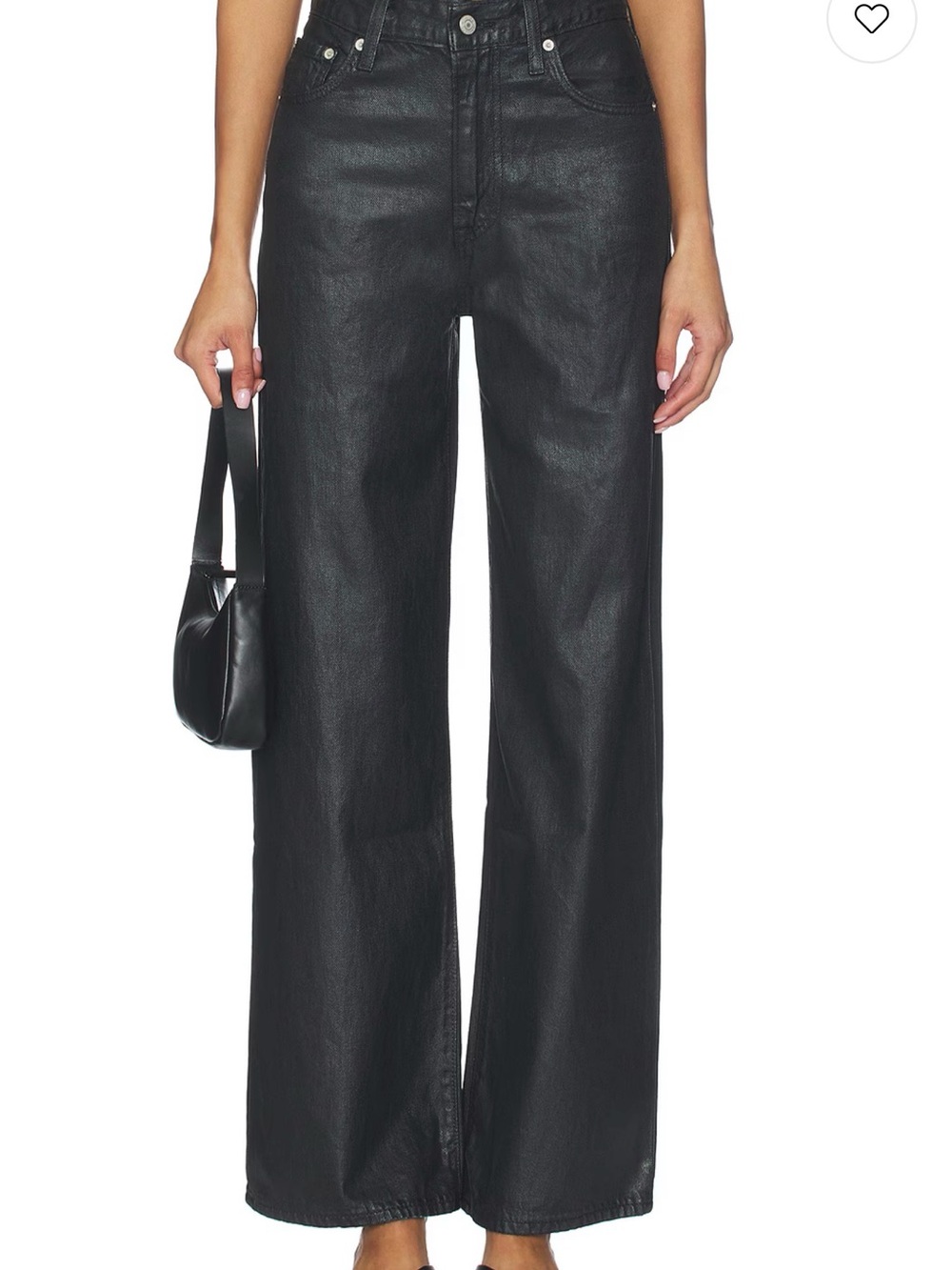 Levi's Black Wide-Leg High-Rise Jeans